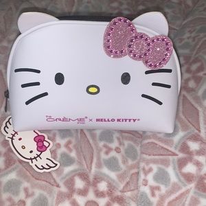 Hello kitty bling cosmetic bag